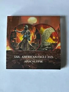 2023 カラーライズド Sikver Eagle Apocalypse Edition 1 オンス シルバー｜WORLD RESOURCE【KING店】