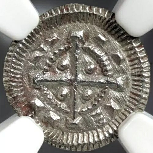 ハンガリー王ベラ 2 世 NGC MS 63 盲目のベラ 1131-1141 デナール銀貨｜WORLD RESOURCE【KING店】
