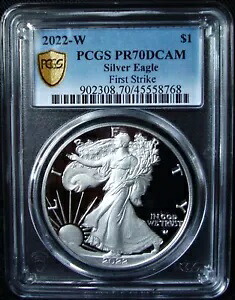2022-W 1オンス シルバー アメリカン イーグル ドル - PCGS PR 70 DCAM - ファースト ストライク - GS｜WORLD RESOURCE【KING店】