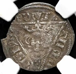 アイルランド エドワード 1 世 ロングシャンクス 西暦 1279 ～ 1284 年、S-6249 ペニー コイン イングランド、NGC VF