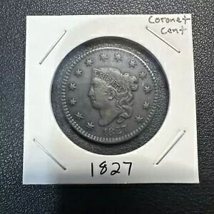 1827 コロネット ヘッド セント コイン ボールド ストライク