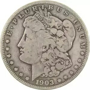 1903 S モーガン ダラー VG ベリー グッド シルバー $1 コイン SKU:I14924