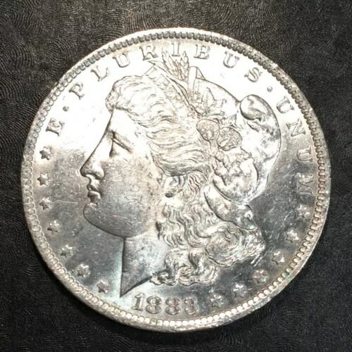 1883-O モーガン シルバー ダラー - 表示されている正確なコイン - 高品質スキャン #o777