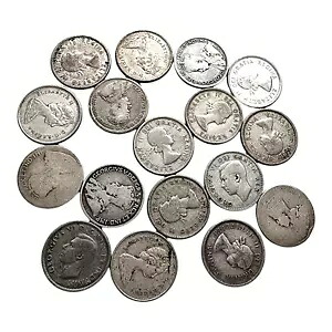 カナダ 25 セント シルバー ジョージ 5 世 / 6 世 / エリザベス 2 世 - ロット 17 各種コイン