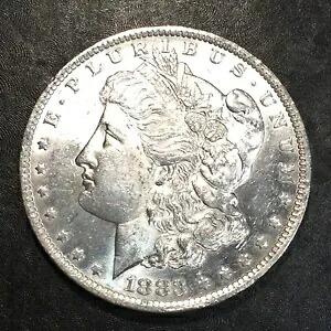 1883-O モーガン シルバー ダラー - 表示されている正確なコイン - 高品質スキャン #o777