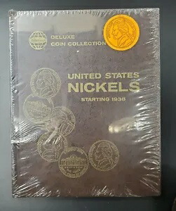 新品オリジナルラッパーホイットマンデラックスコイン米国ニッケルフォルダーアンティーク