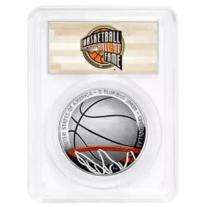 2020-P プルーフ $1 バスケットボール殿堂 シルバー カラー PCGS PR70DCAM FDOI H...