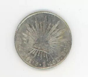 メキシコ 8レアル 1881年 銀貨 me14 メキシコドル（8レアル銀貨）》 | ミュージアム干支