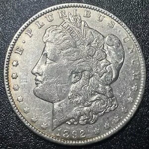 1892-O モーガン シルバー ダラー US $1 コイン AU/XF