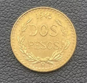 楽天市場】メキシコ 2ペソ金貨 1945年 イーグル ドスコイン DOS
