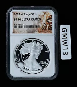 2024 W プルーフ シルバー イーグル NGC PF70 ウルトラ カメオ スペシャル ラベル|WORLD RESOURCE【KING店】