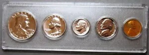 1954 米国造幣局プルーフ セット 魅力的な選択肢セット。