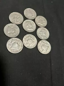 フランクリン取引！すべて 90% ロットの古い米国ジャンク銀貨 $4.50 4 オンス。 1964 ワン!!