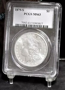 1879-S モルガン ドル - PCGS MS63 (#51004-L)