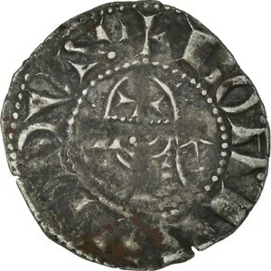 [#909909] コイン, トルコ, 十字軍諸国, ボエムント III, デニール, 1163-1201, アンチ,
