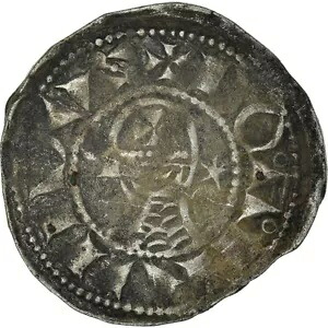 [#909789] コイン, トルコ, 十字軍諸国, ボエムント III, デニール, 1163-1201, アンチ,