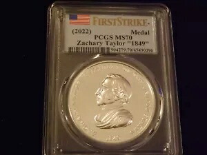 2022年ザカリー・テイラーメダルファーストストライクPCGS MS 70｜WORLD RESOURCE【KING店】