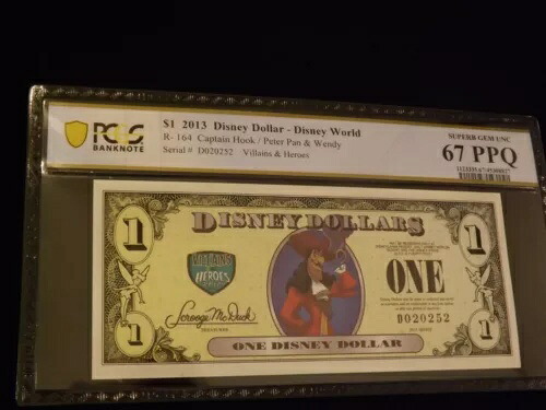 2013 $1 フック船長 PCGS 67 PPQ