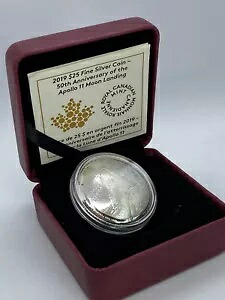 2019 $25 純銀貨 - アポロ 11 号月面着陸 50 周年記念 172565|WORLD RESOURCE【KING店】