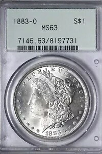 BU 1883-O モーガン シルバー ダラー PCGS MS63 2 パーツ ホルダー OGH YLM｜WORLD RESOURCE【KING店】