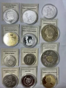 アメリカ造幣局記念混合ロット 12 コイン