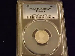 1981 10C カナダ PCGS PR 70 DCAM｜WORLD RESOURCE【KING店】