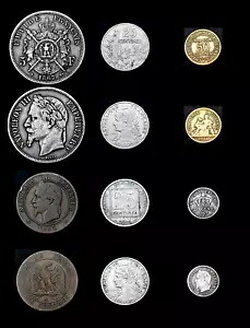 フランス コイン コレクション ロット、1863A-1924 - フランスの収集価値のあるコイン 6 枚セット ????｜WORLD RESOURCE【KING店】