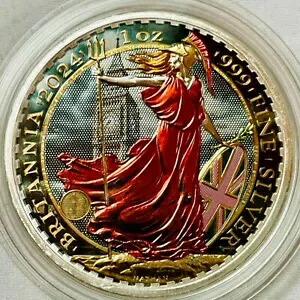 ブリタニア銀貨 2024 英国 BIG BEN ロンドン COA付き