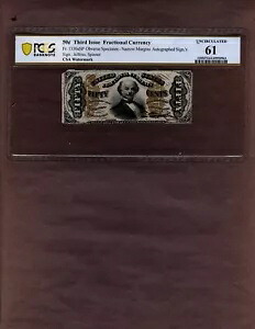 50 カラット、第 3 号の断片標本、狭い、Fr1330aSP、PCGS 61、希少!!