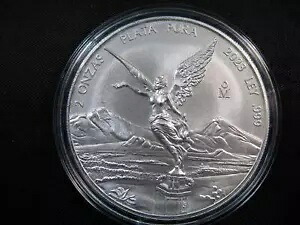2023 2 オンス .999 メキシコ シルバー リベルタ コイン (BU) エアタイト カプセル入り - ゴージャス