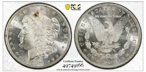1881年 南米モーガンシルバードル PCGS MS63