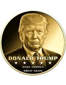 ドナルド トランプ アメリカを再び偉大にする 金貨 3000 フラン チャド 2024