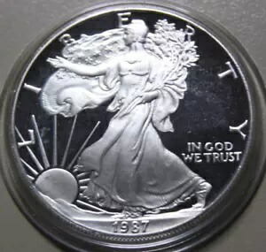 楽天市場】アメリカ 1ドル銀貨 1986年 1オンス 『プルーフ