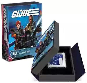2024 年 ニュージーランド造幣局 ハスブロ G.I. Joe Duke 1 オンス カラーライズド プルーフ シルバー コイン