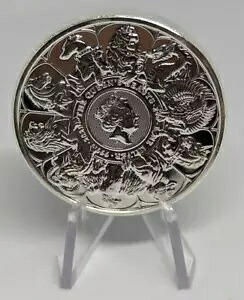 楽天市場】イギリス 5ポンド銀貨 2021年 2オンス クィーンズビースト