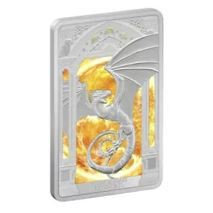 ハンガリアン ホーンテール ハリー ポッター 魔法の生き物 1 オンス シルバー コイン $2 ニウエ 2024｜WORLD RESOURCE【KING店】 101,640円