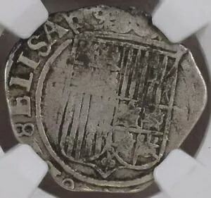 スペイン フェルディナンド 5 世とイザベラ 1 世 1474-1504 AD コロンブス 1492 シルバー リアル コイン NGC