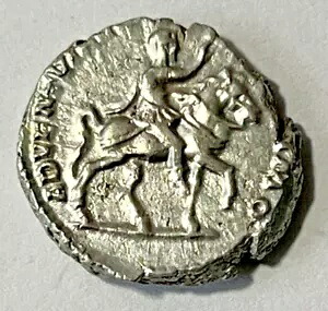 古代銀貨 ローマ帝国 AR デナリウス セプティミウス セウェルス 192 ～ 211 AD。