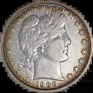 1900-P Barber ハーフダラー エグゼクティブ コイン カンパニーのお買い得品