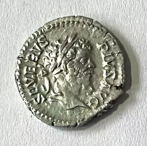 古代銀貨ローマ帝国セプティミウス・セウェルス紀元 192 ～ 211 年。 AR デナリウス