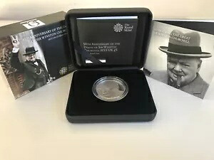 Simply Coins~ 2015 シルバー プルーフ ウィンストン チャーチル 5 5 ポンド コイン ミント