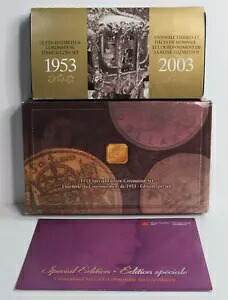 カナダ 1953 - 2003 QEII 50 周年記念 - 戴冠式セット