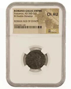 Postumus Roman AE コイン (AD 260-269) - NGC 認定 (CH-AU) 送料無料! 78,650円
