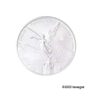 2023 メキシコ 5oz シルバー リベルタード BU｜WORLD RESOURCE【KING店】