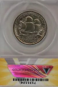 1936 .50 ANACS MS 64 ロングアイランド クラシック シルバー 記念コイン｜WORLD RESOURCE【KING店】