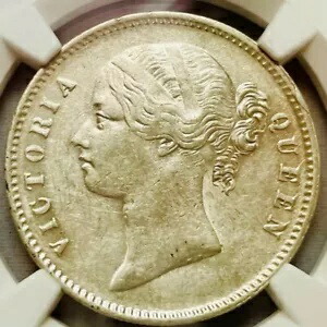 楽天市場】銀貨 イギリス領 インド帝国 1ルピー 年代ランダム VF