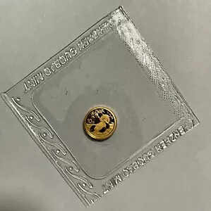 中国 2020 10 元 1-g .999 パンダ金貨、オリジナル造幣局ポーチに密封｜WORLD RESOURCE【KING店】