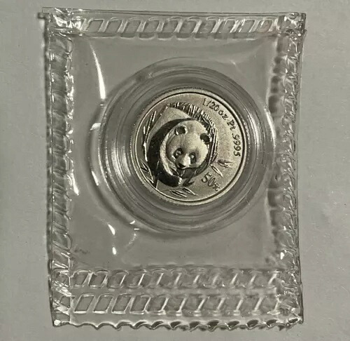 中国 2003 1/20 オンス プラチナ パンダ コイン、50 元コイン、ミントシール｜WORLD RESOURCE【KING店】