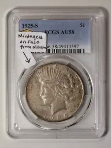 1925-S 1 ドル平和ドル PCGS AU58｜WORLD RESOURCE【KING店】