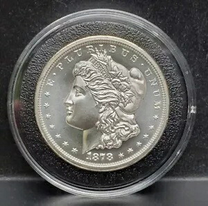 インタリオ ミント 1878 ハイレリーフ モーガン シルバー ダラー トリビュート 2 オンス 0.999 ラウンド